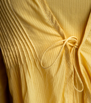 STRIPED WOVEN CAPE SET