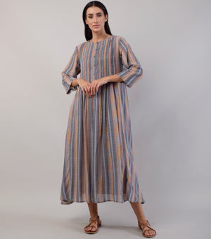 Multicolor Cotton Dress