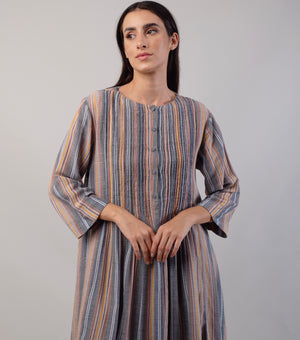 Multicolor Cotton Dress