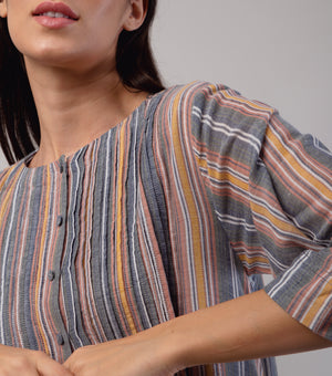 Multicolor Cotton Dress