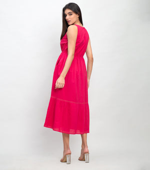 Pink Cotton Dress