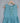 Blue Blossom Elegance Linen Dress For Girls