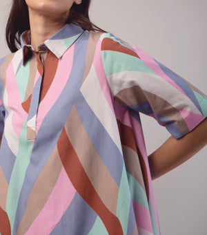 Multicolor Cotton Tunic