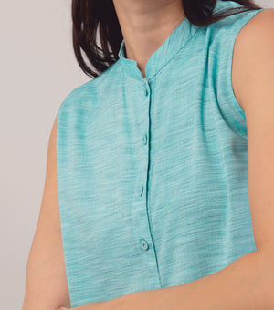 Turquoise Cotton Tunic