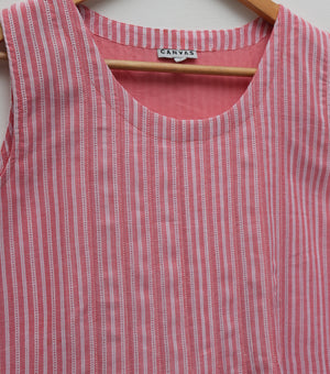 Summer Pink Stripe Dress