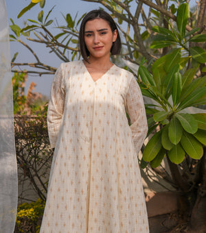 Natural Meadow Printed Cotton Kurta Set