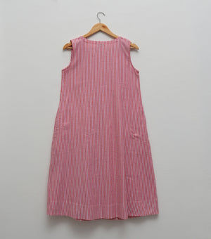 Summer Pink Stripe Dress