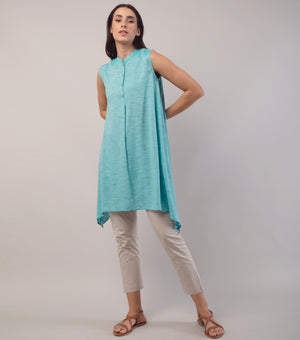 Turquoise Cotton Tunic