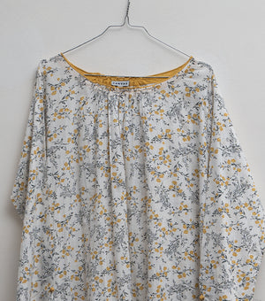 Natural Cotton Printed Dress