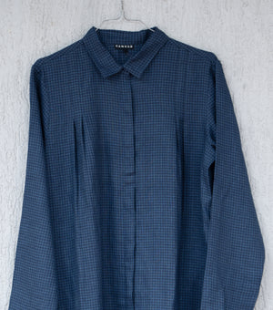 Navy Blue Cotton Dress