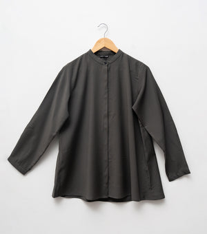 Charcoal Grey Wool Shirt