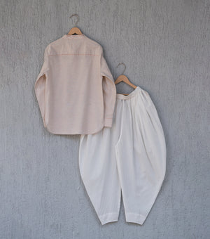 Summer Breeze Cotton Kurta & Dhoti Set For Boys