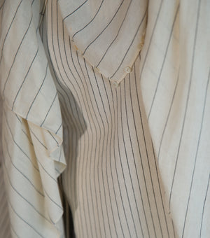 WOVEN COTTON STRIPED SCARF