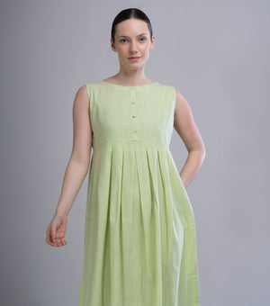 Green Cotton Dress