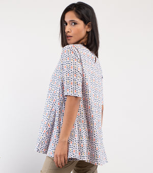 Multicolor Printed Cotton Top