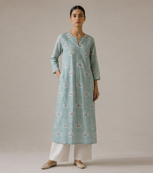 Pista Cotton Kurta
