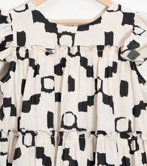 Breezy Cotton Printed Summer Dress for Girls