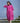Magenta Pink Woven Cotton Shirt Dress