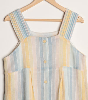 Multicolor A-line dress