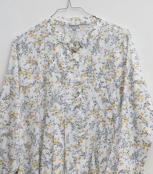 Off White Printed Cotton Shirt