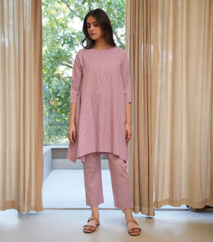 Mauve Woven Cotton Co-ord Set
