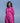 Magenta Pink Woven Cotton Shirt Dress