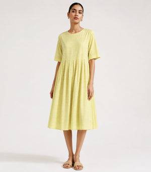 Lime Green Cotton Dress