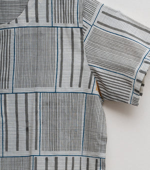 Grey Printed Cotton Tunic