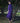 Purple Printed Cotton Silk Kurta with Pants - Set of 2