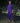 Purple Printed Cotton Silk Kurta with Pants - Set of 2