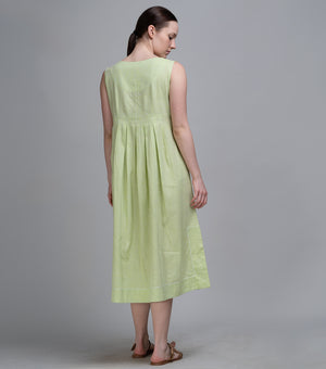 Green Cotton Dress