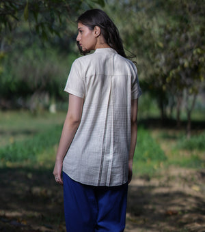 Natural Woven Cotton Shirt