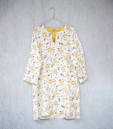 Yellow Cotton Kurta