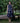 Navy Polka Dot Printed Poplin Dress