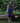 Navy Polka Dot Printed Poplin Dress