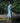 Blue Printed Cotton Dress