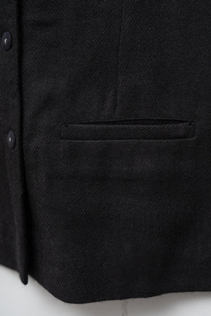 Black Woolen Waistcoat