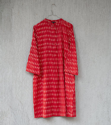 Red Cotton Dress