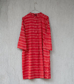 Red Cotton Dress