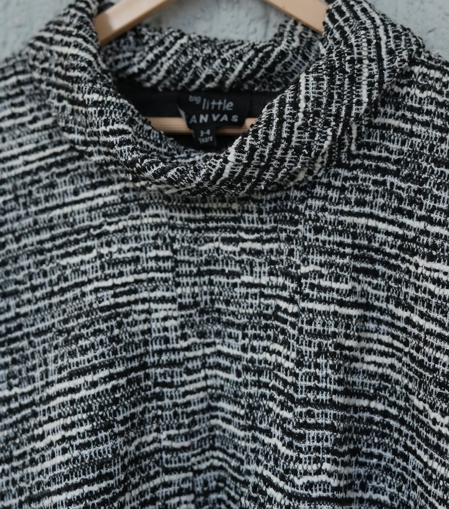 Textured Wool Cowl Neck Pleated Winter Dress