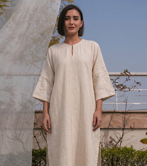 Natural Woven Cotton Co-ord Set