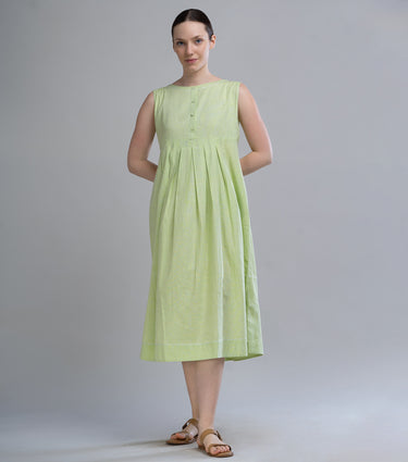 Green Cotton Dress