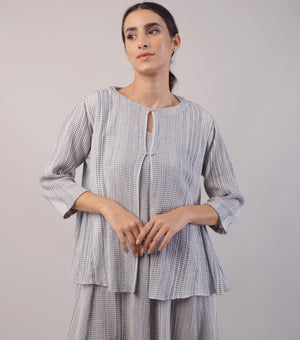 White Cotton Kediyo set