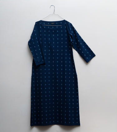 Blue Cotton Kurta