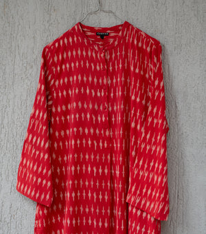 Red Cotton Dress