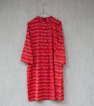 Red Cotton Dress