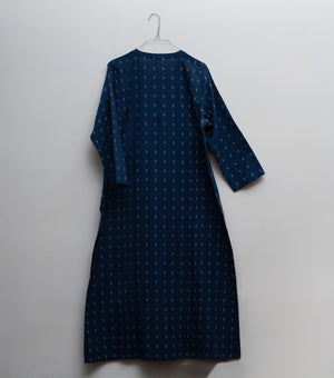 Blue Cotton Kurta