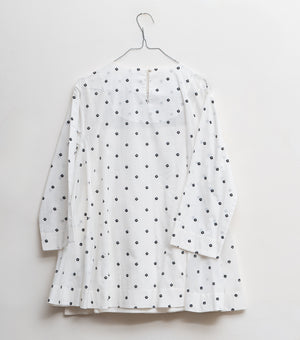 White Cotton Top with Slip