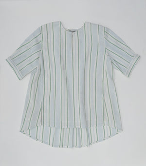 Natural Woven Cotton Top with Pants Co-ord Set for Girls