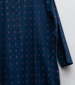 Blue Cotton Kurta